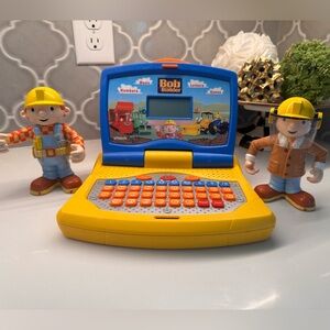 Bob the Builder VTech Learning Laptop Toy Bundle Figures Working